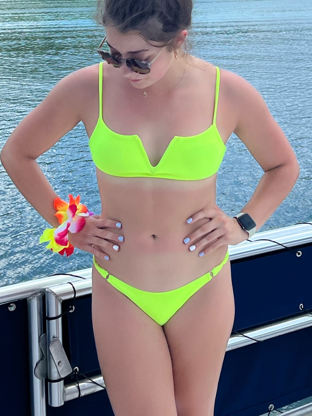 Neon Yellow Bikini